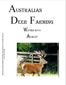 Australian Deer Farming  August 2013