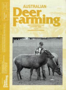 Australian Deer Farming Magazine Cover 2008 08